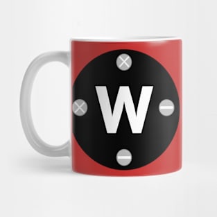 Letter W Mug